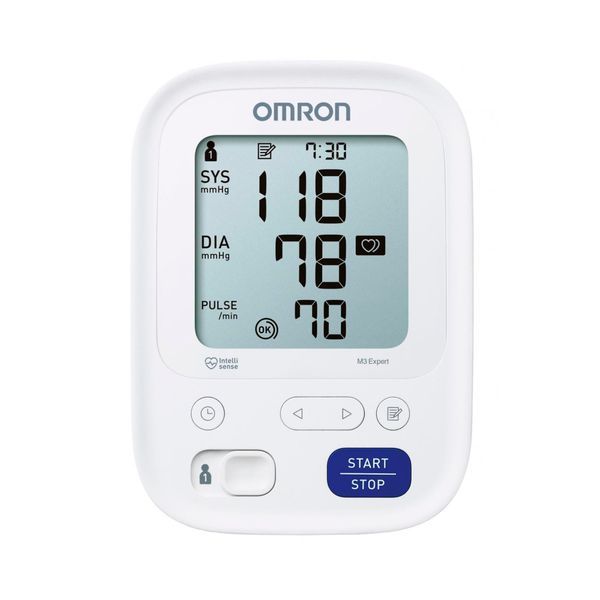 Тонометр Omron M3 Expert, тонометр автоматический, HEM 7154-ALRU адаптер+универсальная манжета, 1 шт.