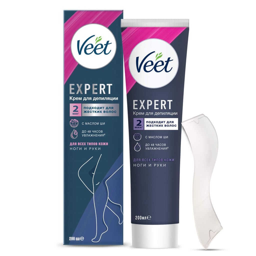 фото упаковки Veet Expert Крем для депиляции