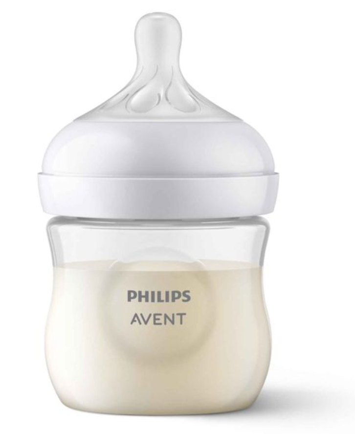 Philips Avent Бутылочка с силиконовой соской Anti-colic Natural Response, 0+, SCY900/01, бутылочка для кормления, медленный поток, 125 мл, 1 шт.