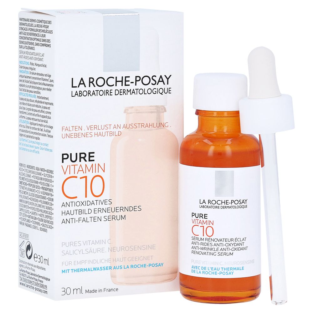 La Roche Posay Vitamin C10 сыворотка антиоксидантная, сыворотка, 30 мл, 1 шт.