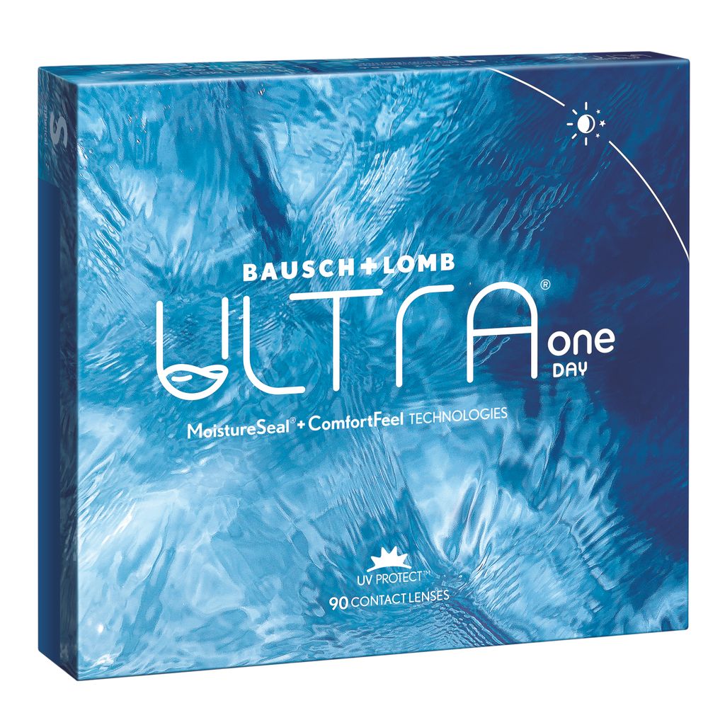Ultra One Day Мягкие контактные линзы, -1.25, 8.6, 90 шт.