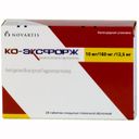 Ко-Эксфорж, 10 мг+160 мг+12.5 мг, таблетки, покрытые пленочной оболочкой, 28 шт.