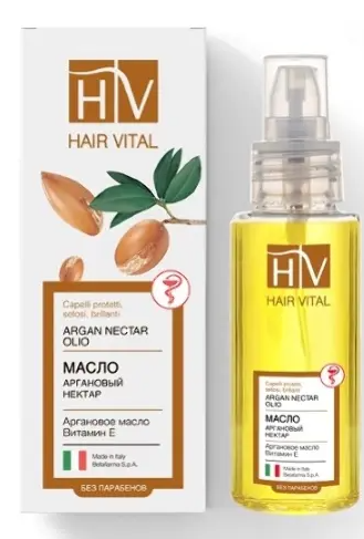 Hair Vital масло аргановый нектар, масло для волос и тела, 50 мл, 1 шт.