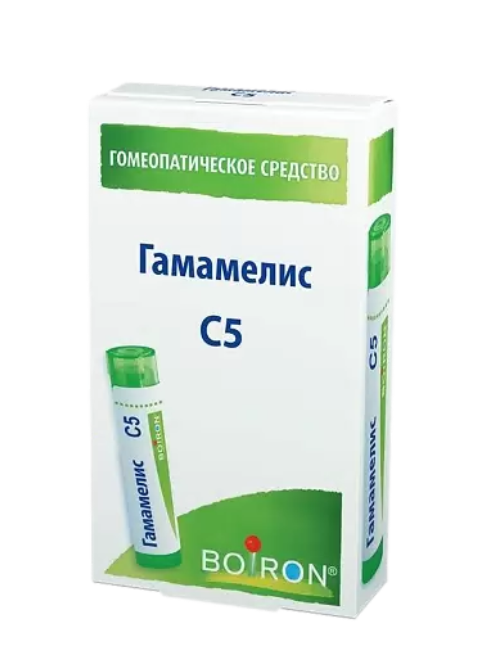 Гамамелис С5, гранулы гомеопатические, 4 г, 1 шт.